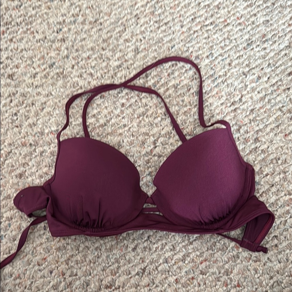 Abercrombie & Fitch Burgundy Bikini Top